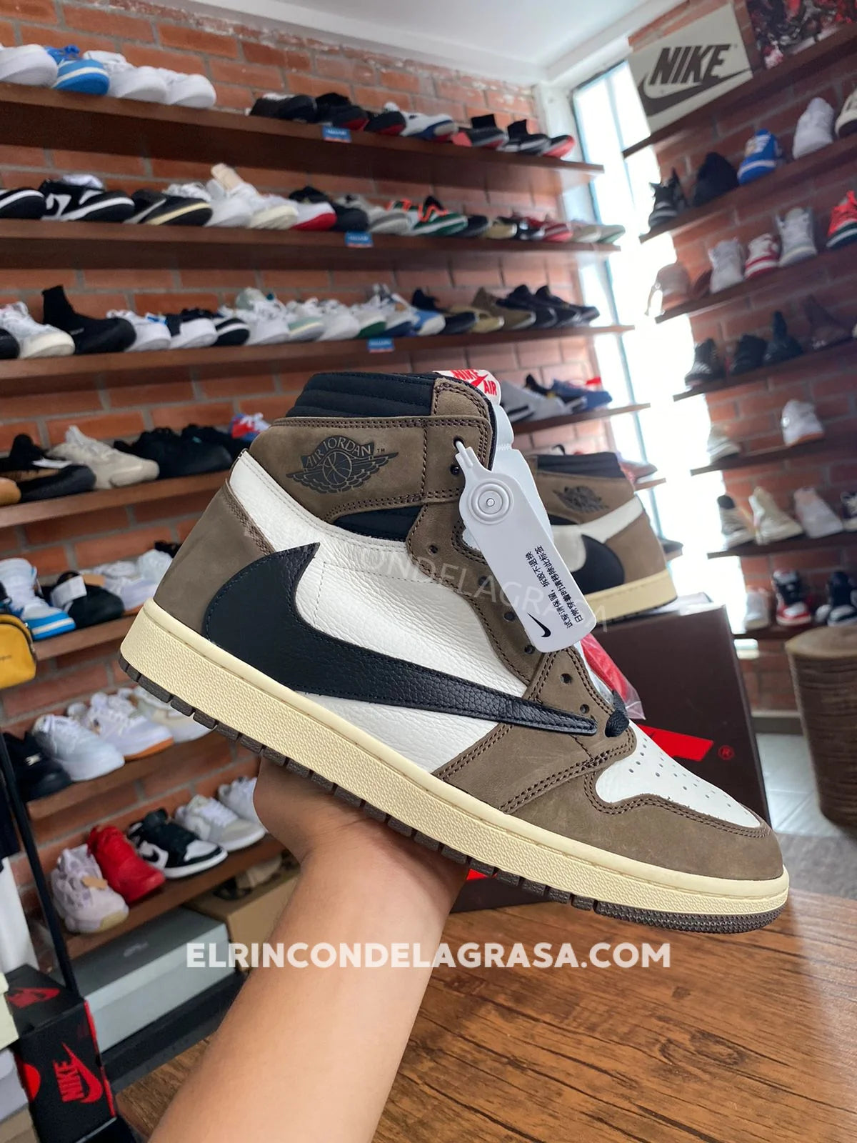 Jordan 1 High Cactus Jack Mocka Sneakers