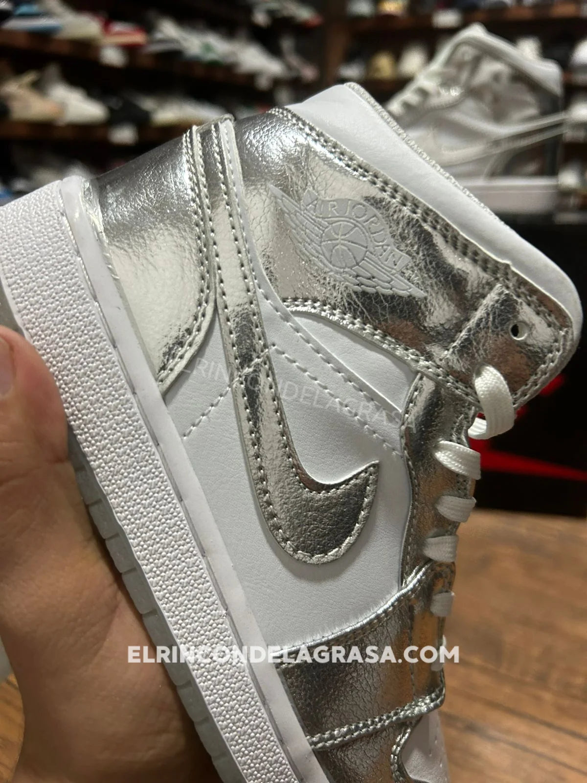 Jordan 1 Silver Sneakers