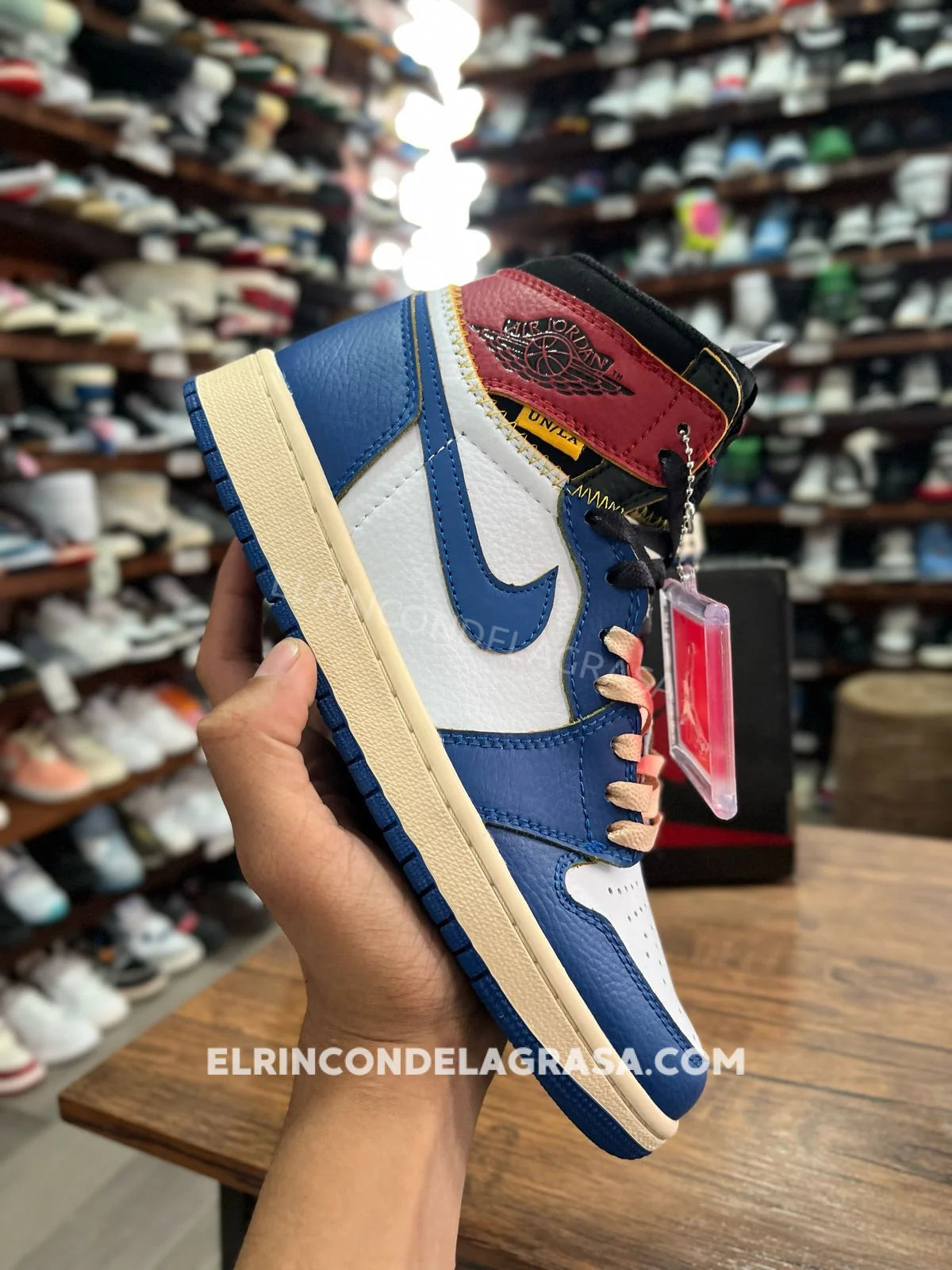 Jordan 1 Union LA Thunder Blue Sneakers