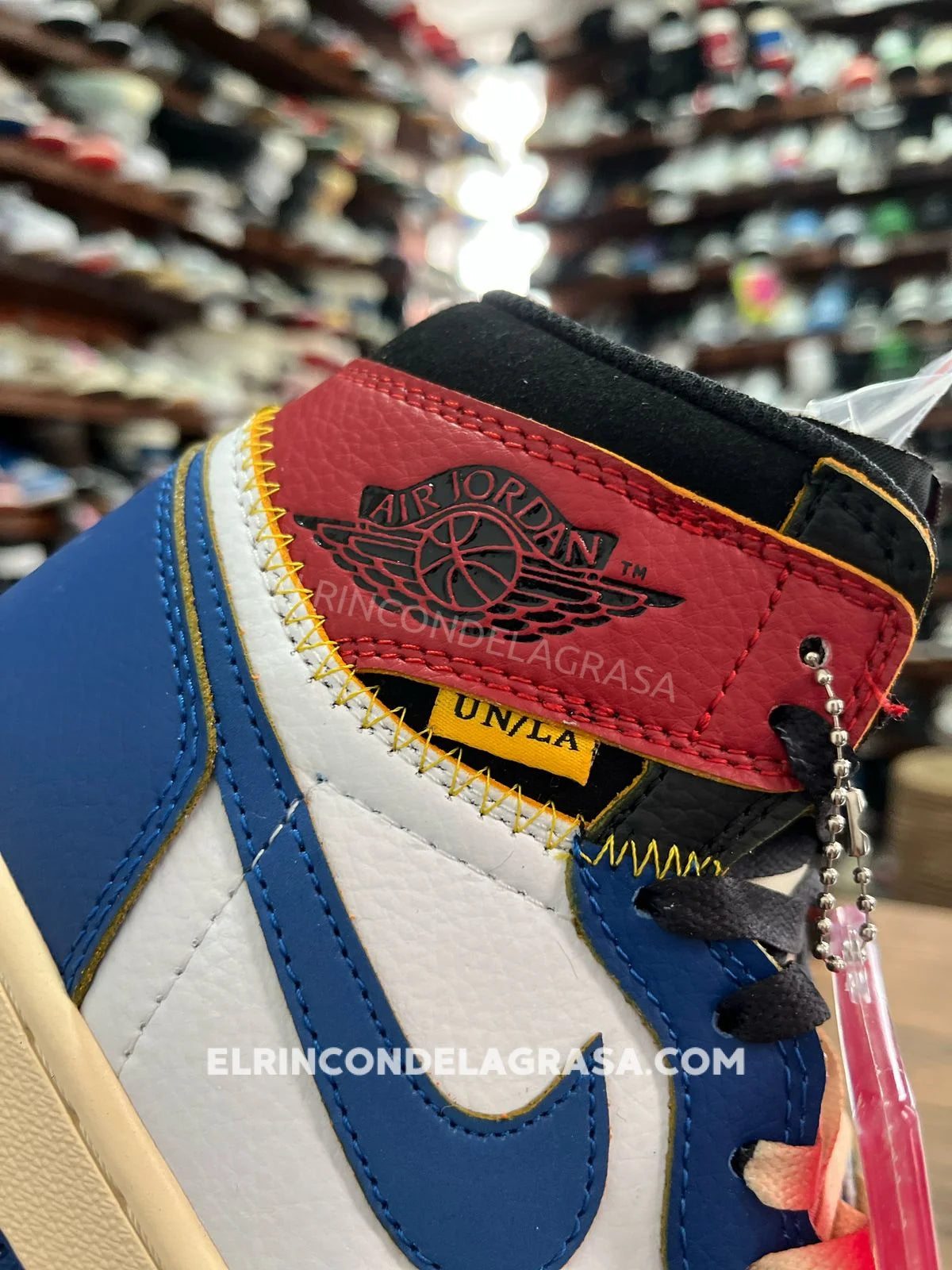 Jordan 1 Union LA Thunder Blue Sneakers