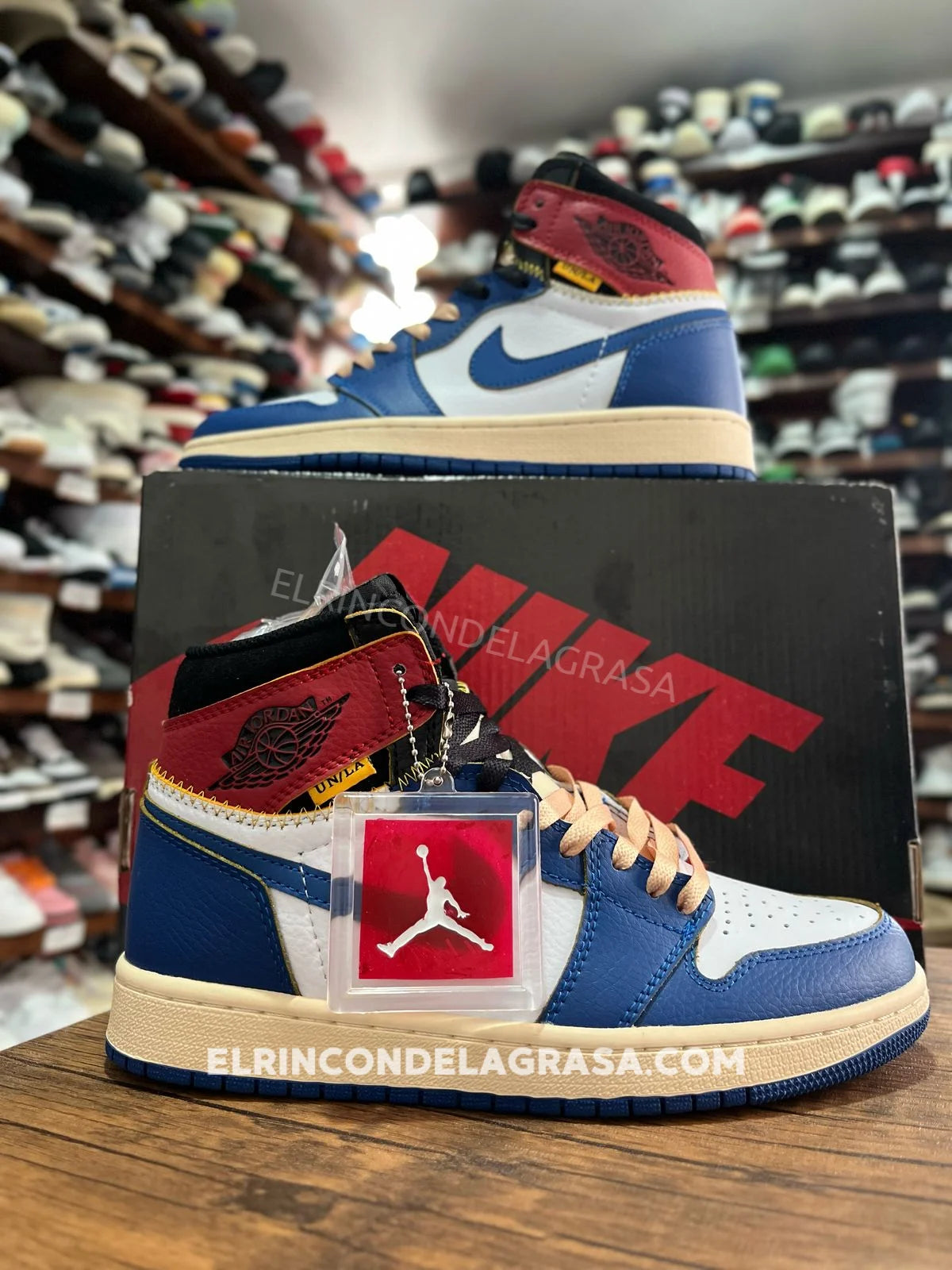 Jordan 1 Union LA Thunder Blue Sneakers