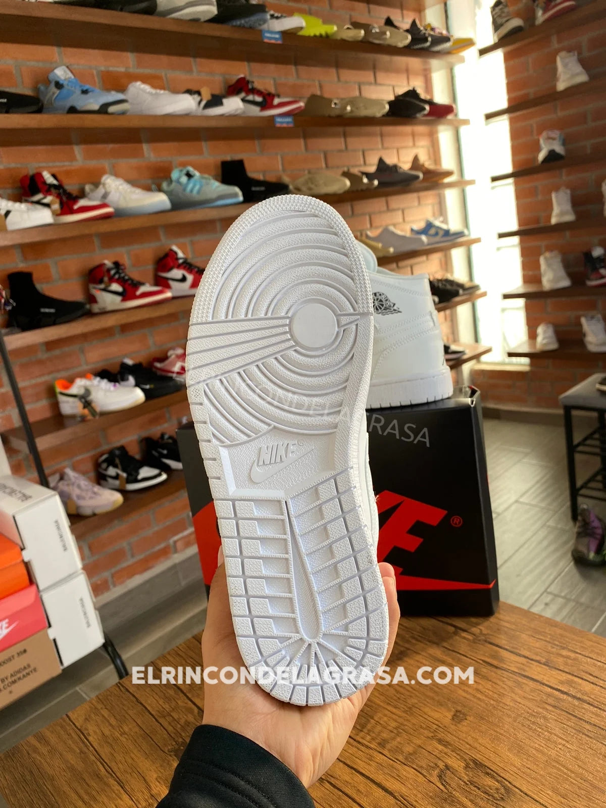 Jordan 1 White Sneakers