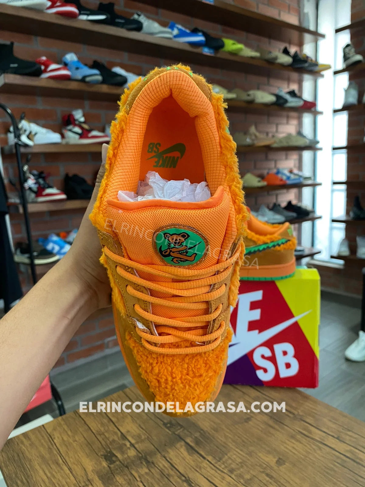 Nike Sb Gratefull Naranja Sneakers