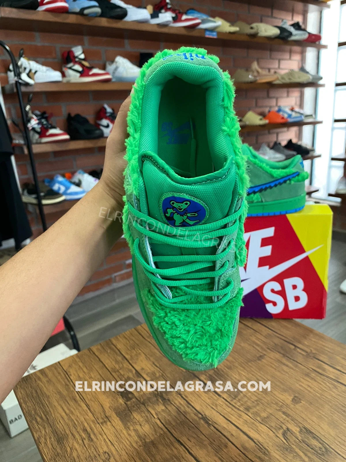 Nike Sb Gratefull Verde Sneakers