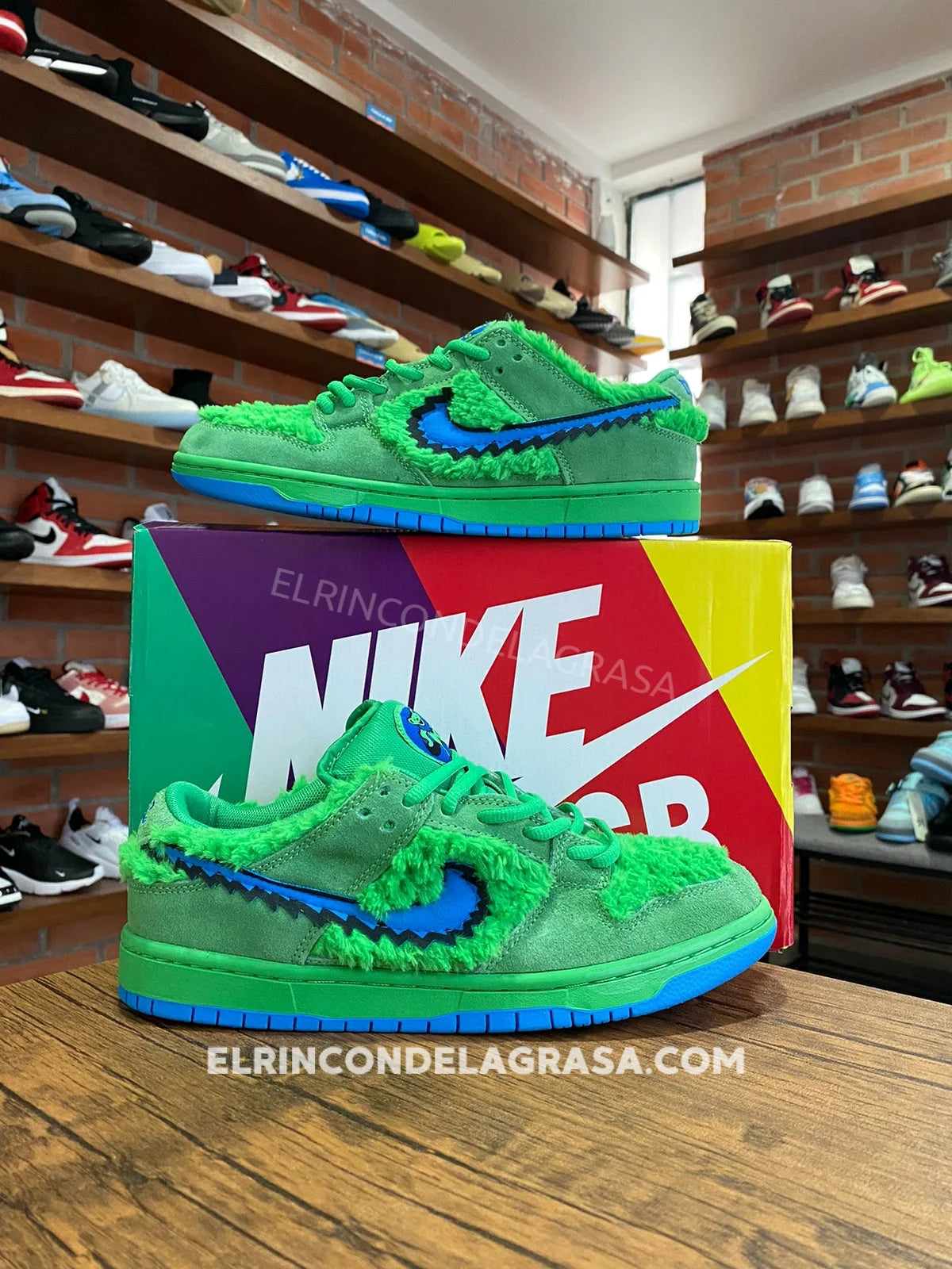 Nike Sb Gratefull Verde Sneakers