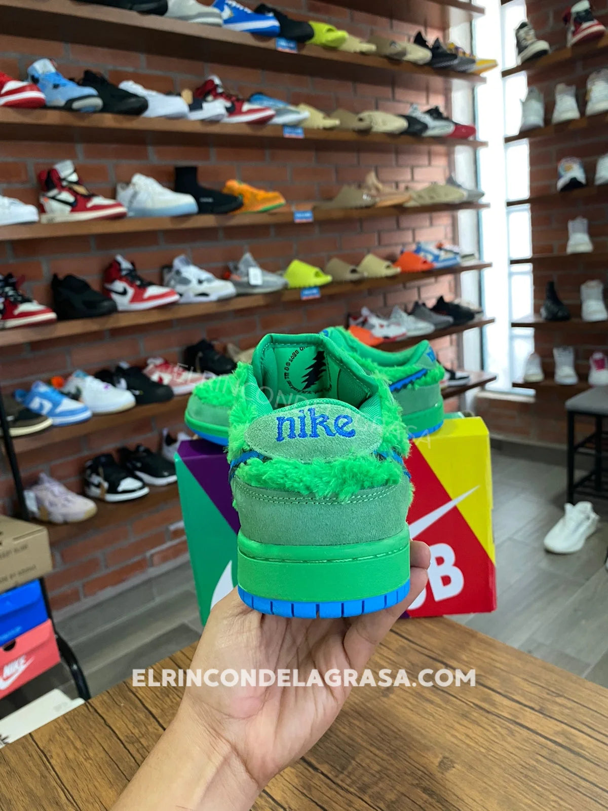 Nike Sb Gratefull Verde Sneakers