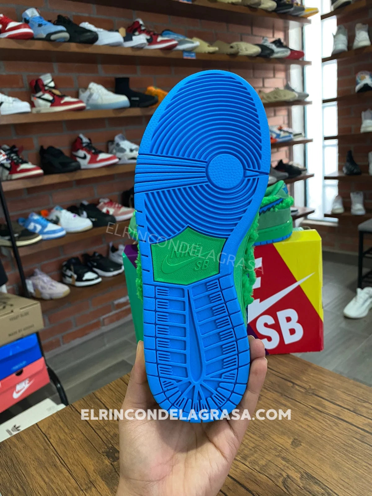 Nike Sb Gratefull Verde Sneakers