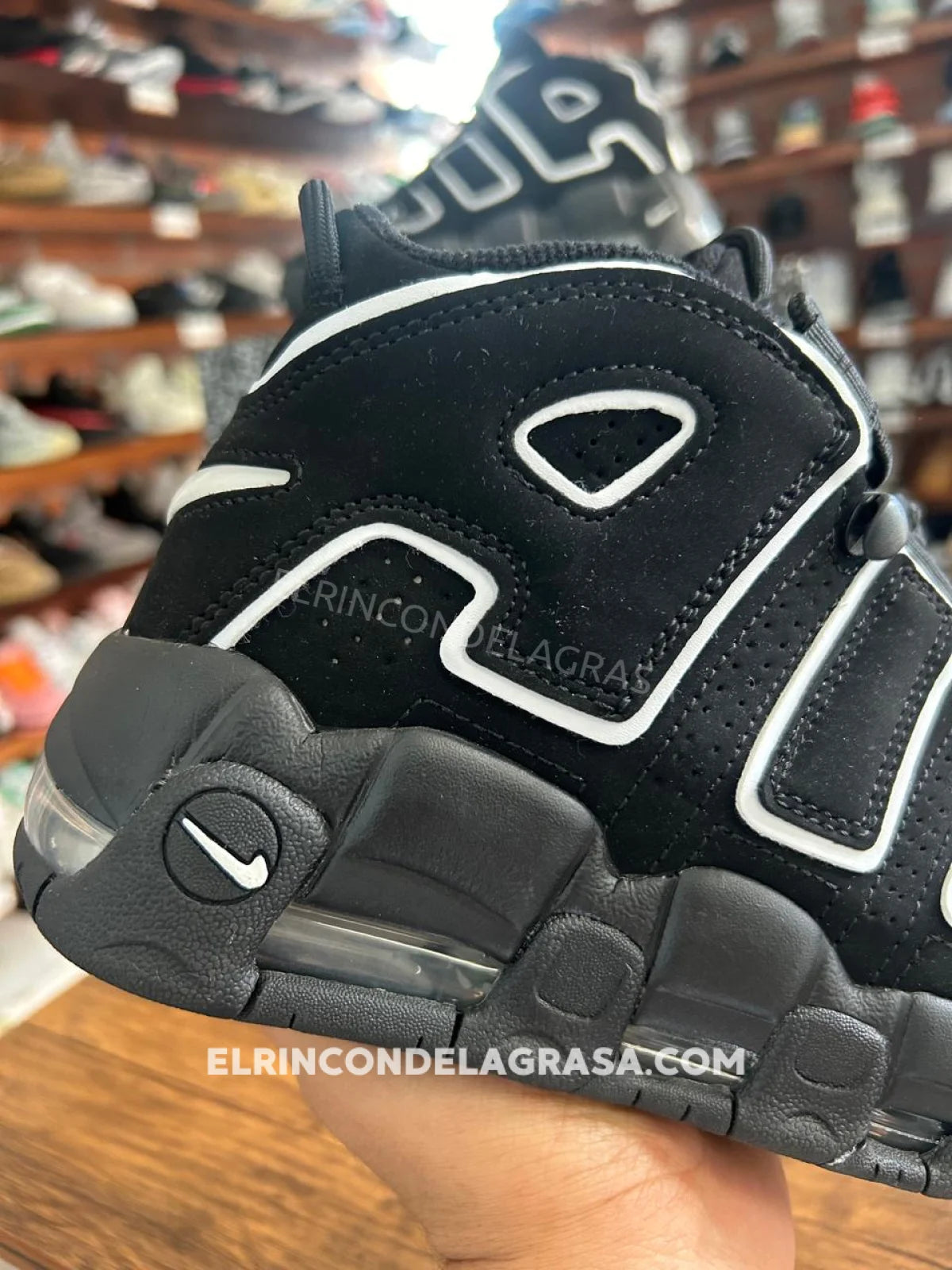 Nike Uptempo Black Sneakers
