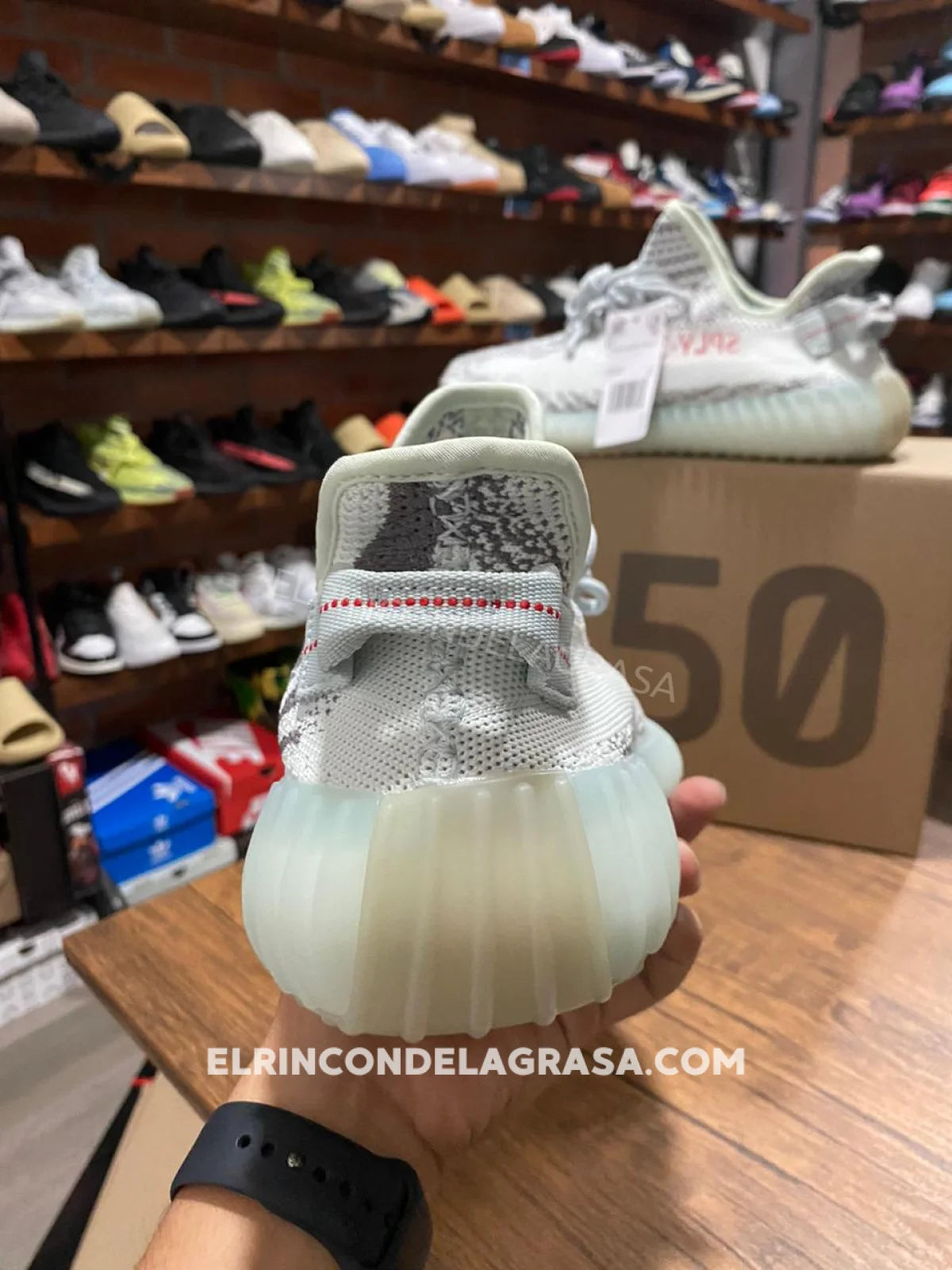 Yeezy 350 Blue Tint Sneakers