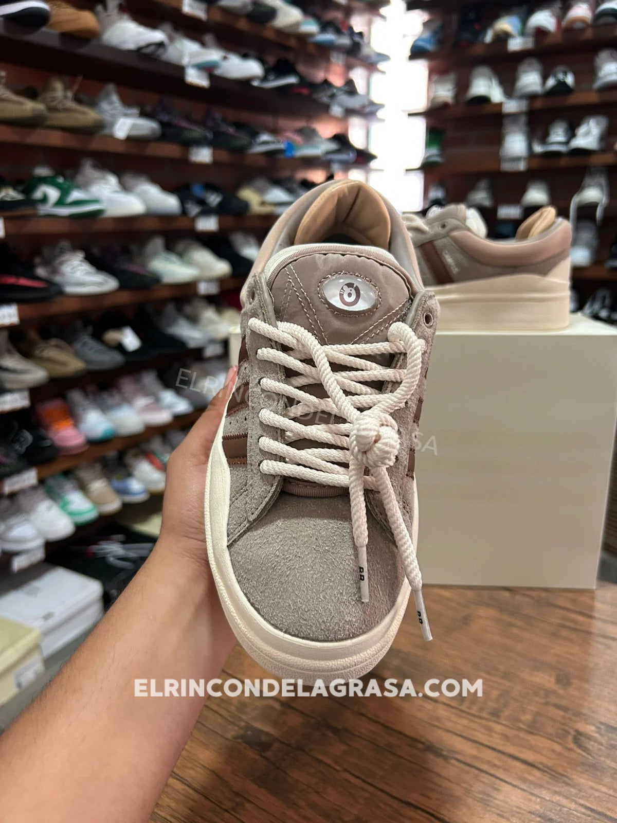 Adidas Campus Bad Bunny Brown Sneakers