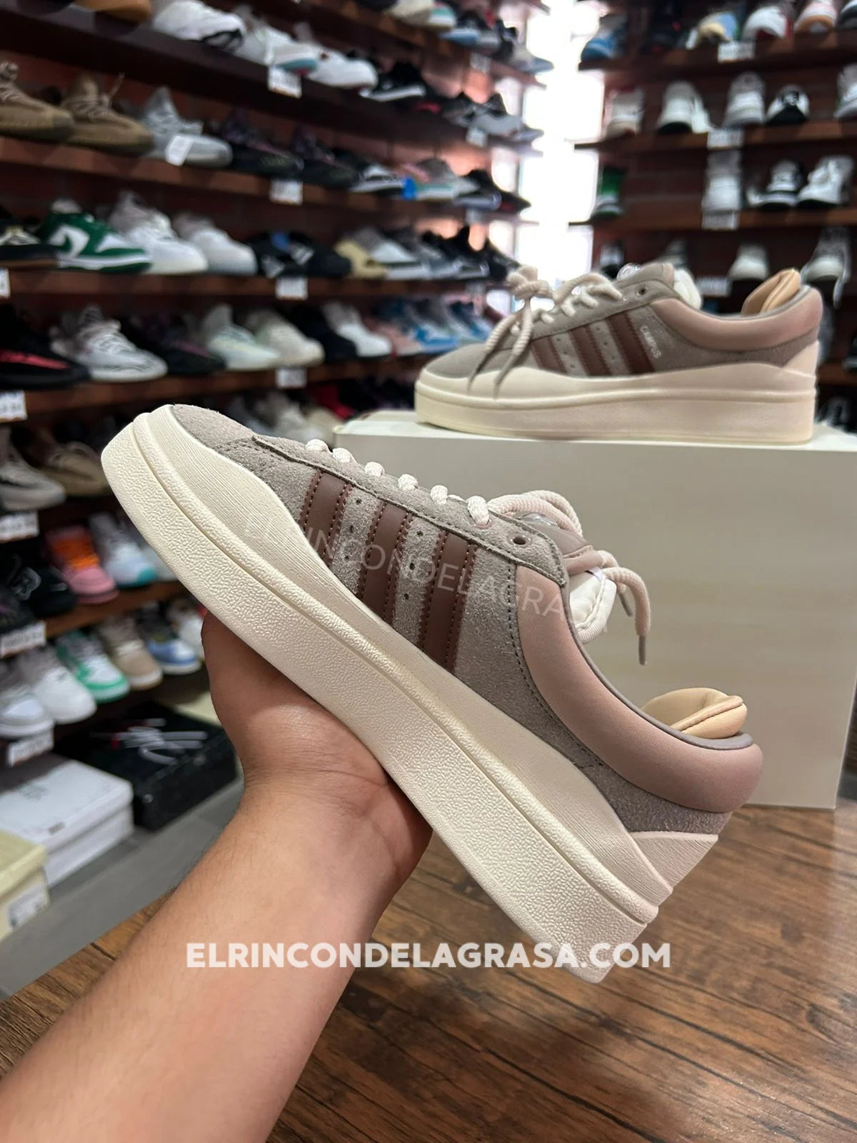 Adidas Campus Bad Bunny Brown Sneakers