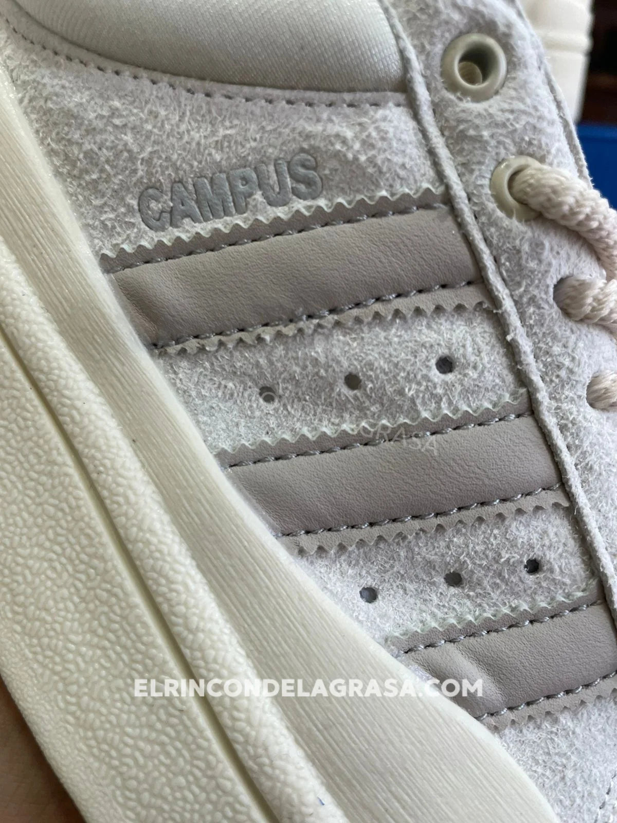 Adidas Campus Bad Bunny White Sneakers