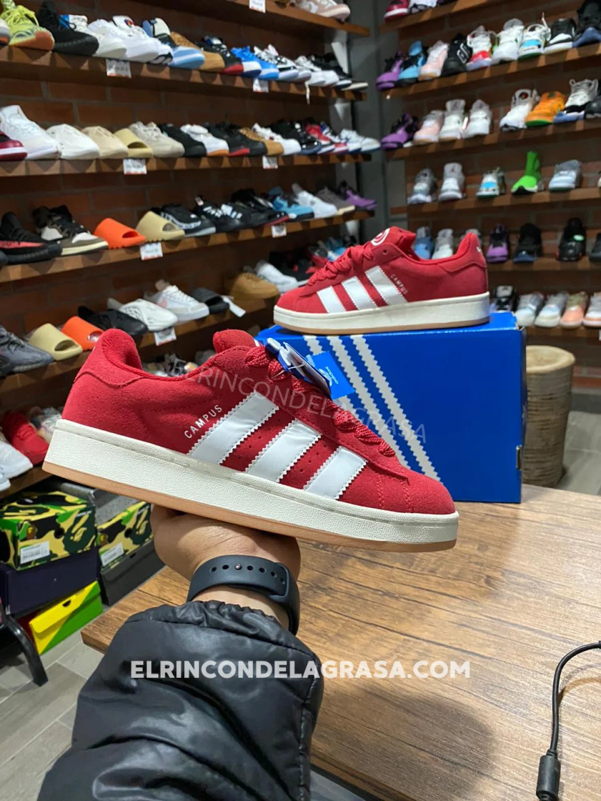 Adidas Campus Red Sneakers