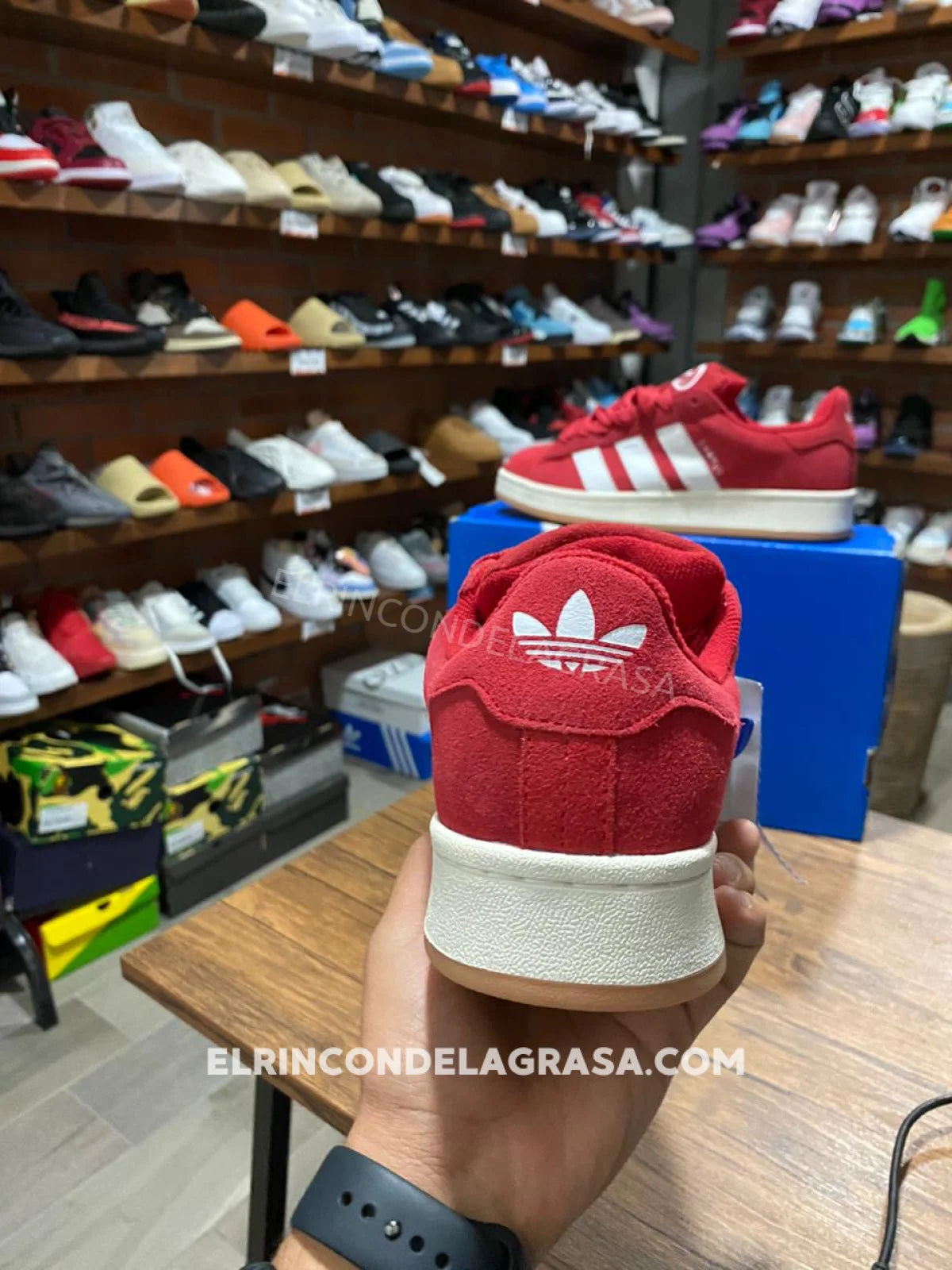 Adidas Campus Red Sneakers