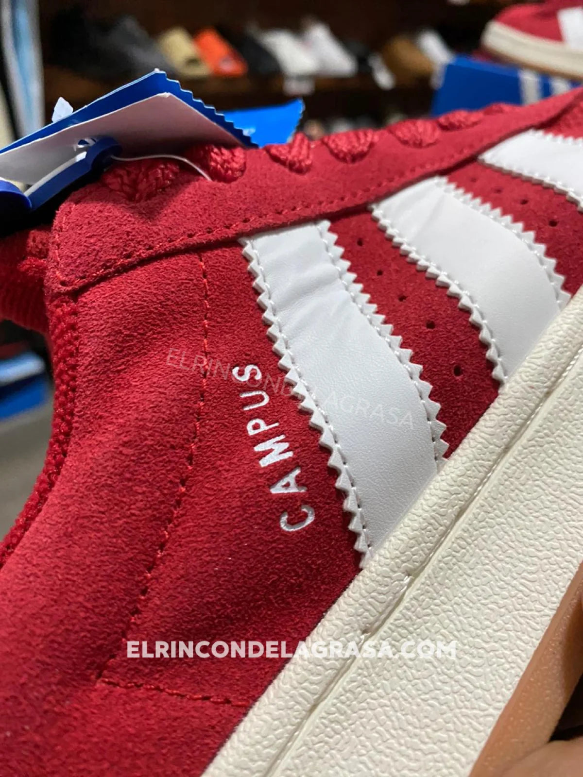 Adidas Campus Red Sneakers