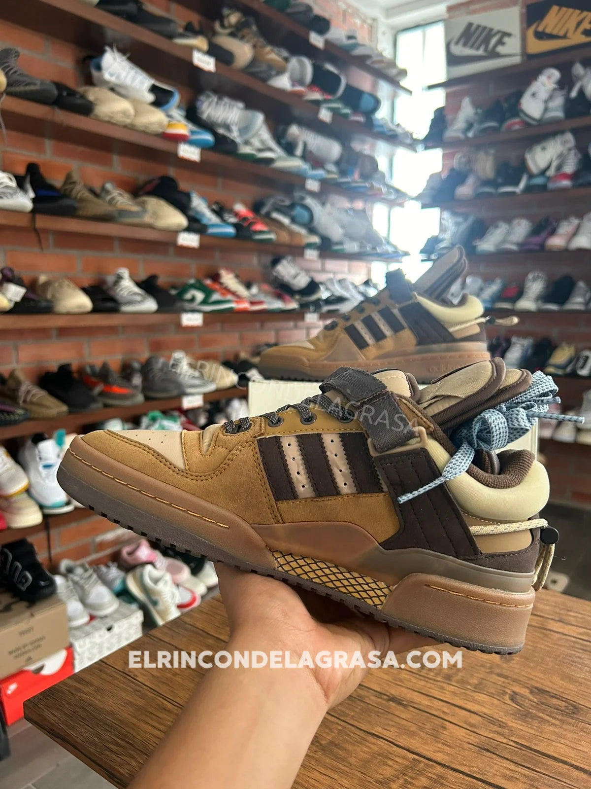 Adidas Forum Bad Bunny Brown Sneakers