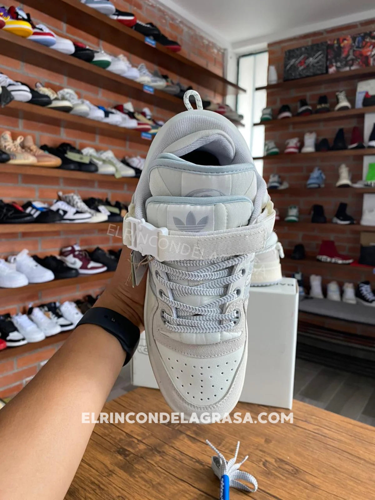 Adidas Forum Bad Bunny White Sneakers