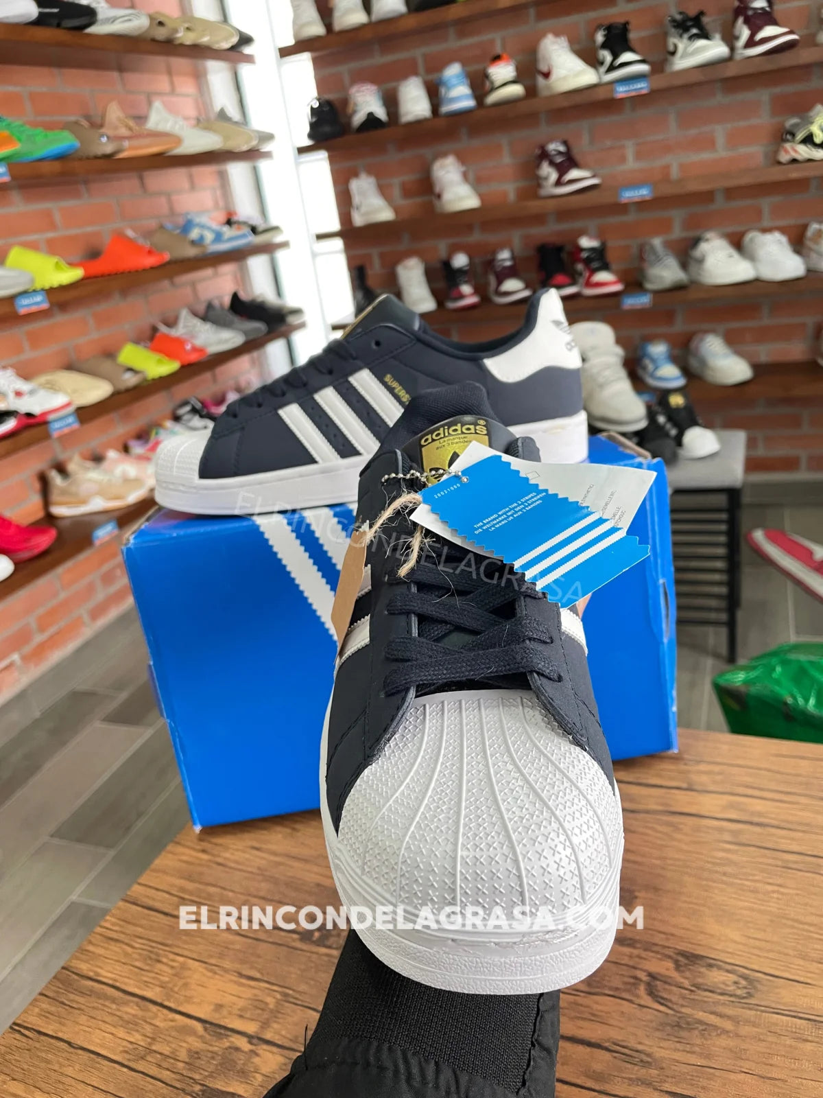 Adidas Superstar Clásico Azul Sneakers