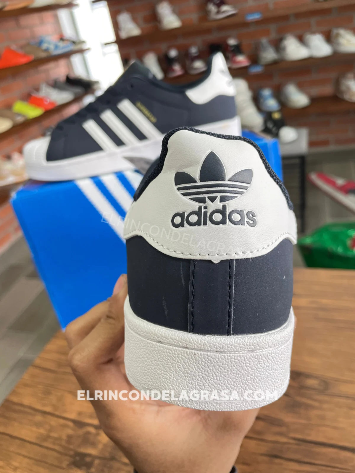 Adidas Superstar Clásico Azul Sneakers