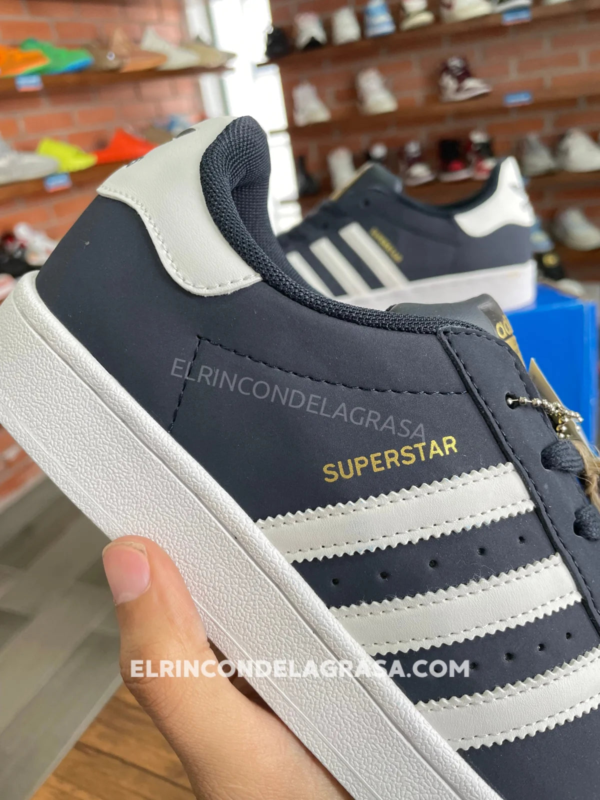 Adidas Superstar Clásico Azul Sneakers