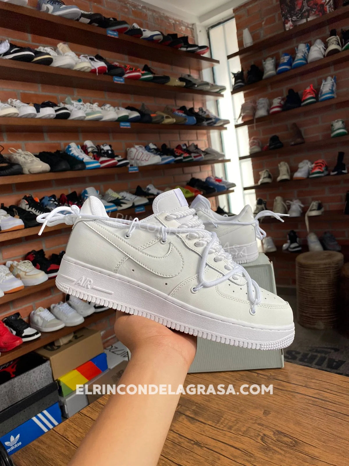 Air Force One Custom White Sneakers