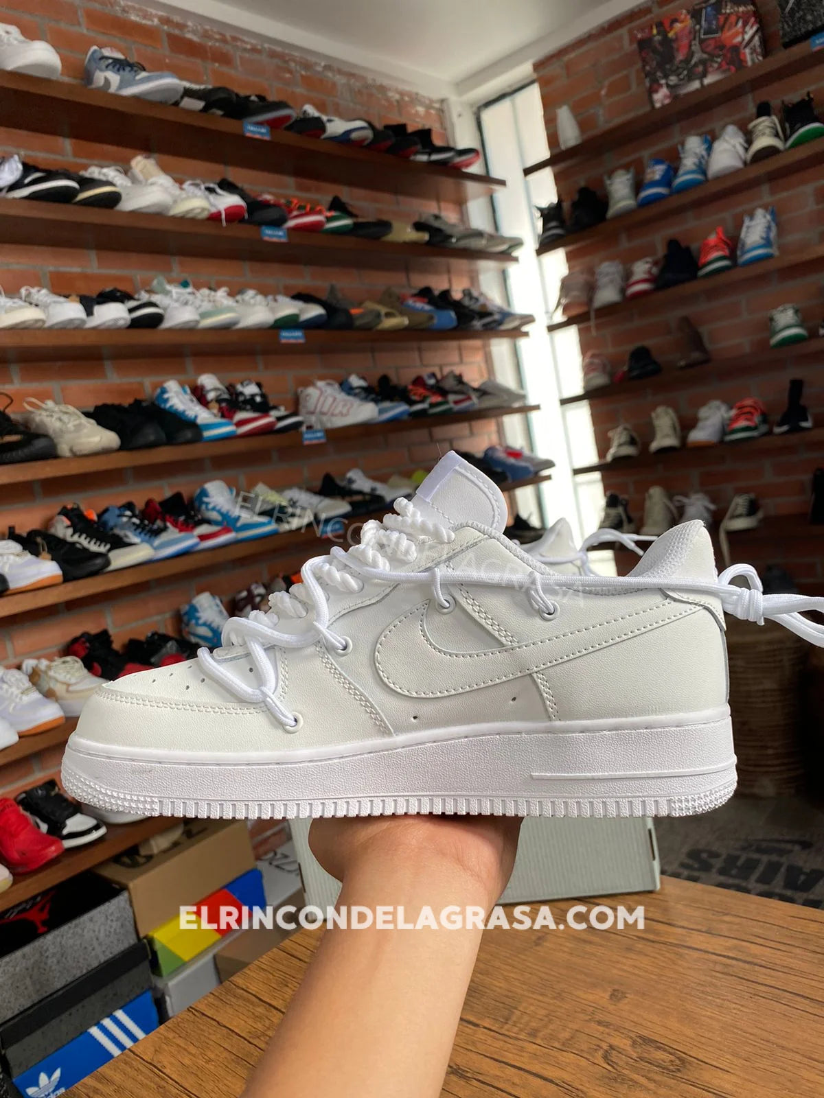 Air Force One Custom White Sneakers