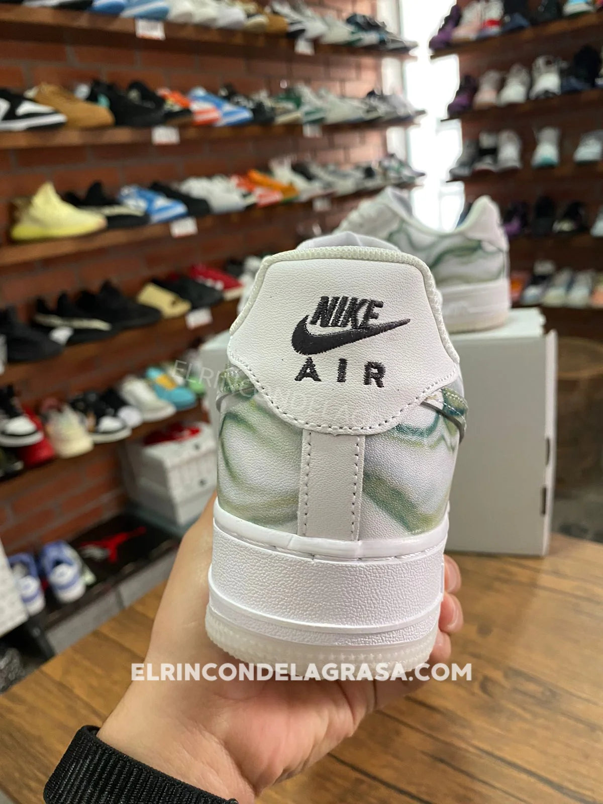 Air Force One Skeleton White Sneakers