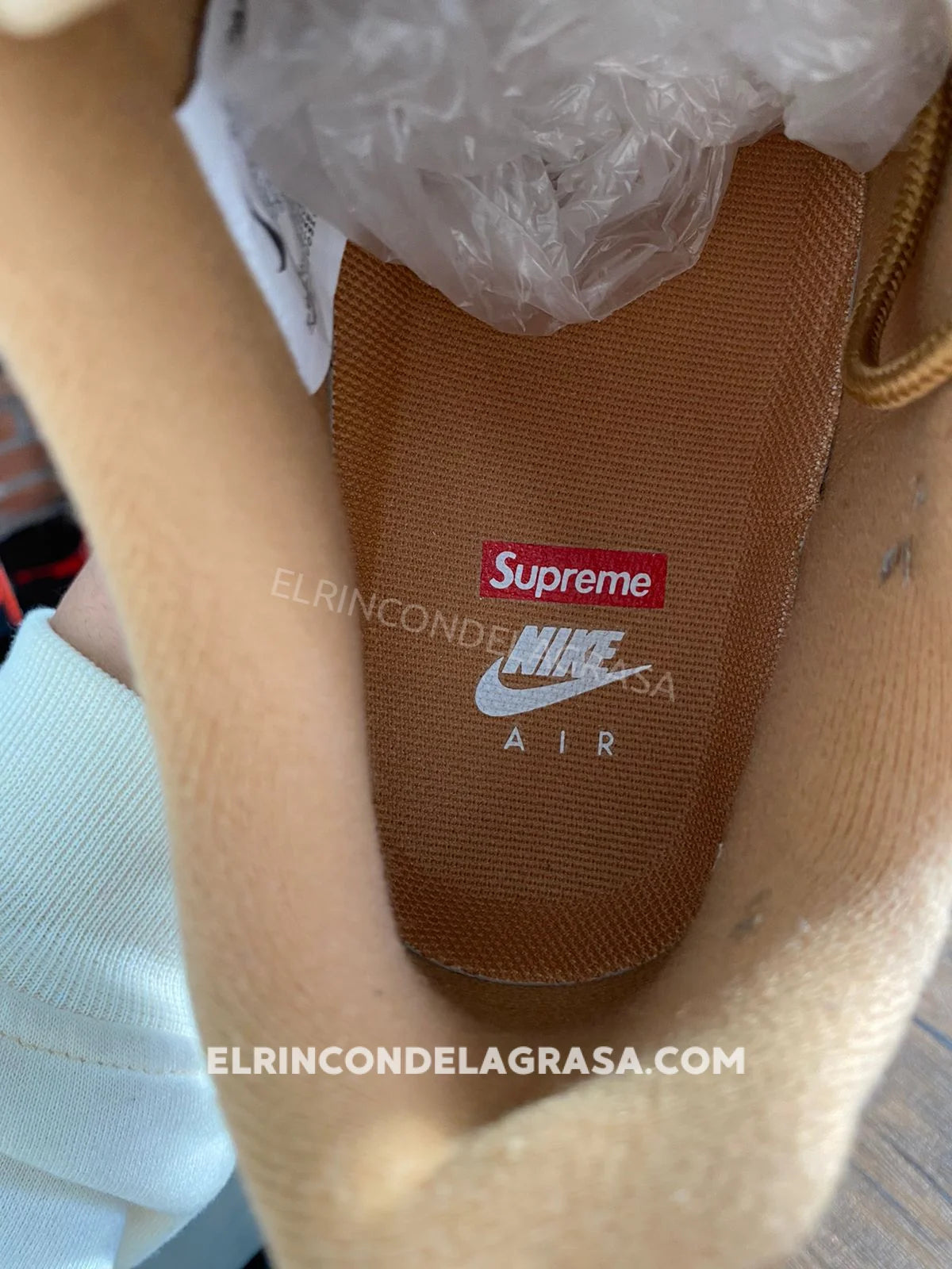 Air Force One Supreme Brown Sneakers