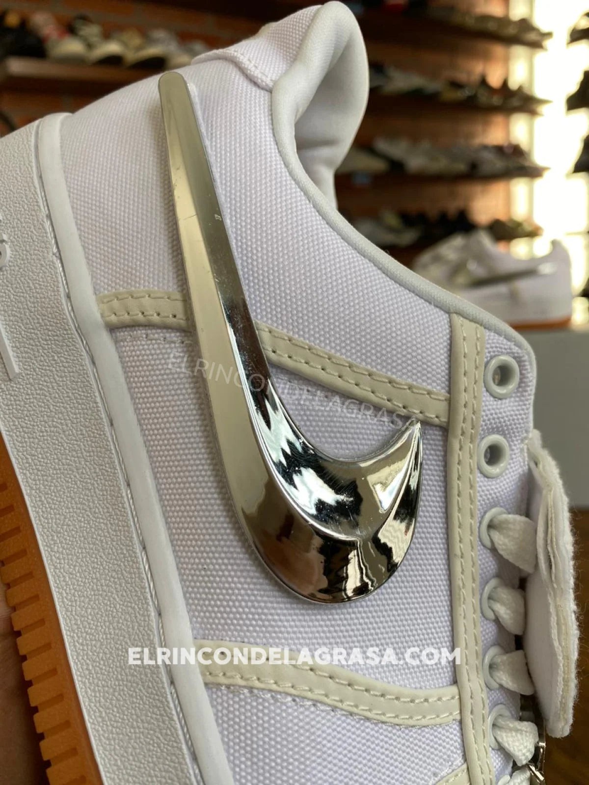 Air Force One Travis Scott Sail Sneakers