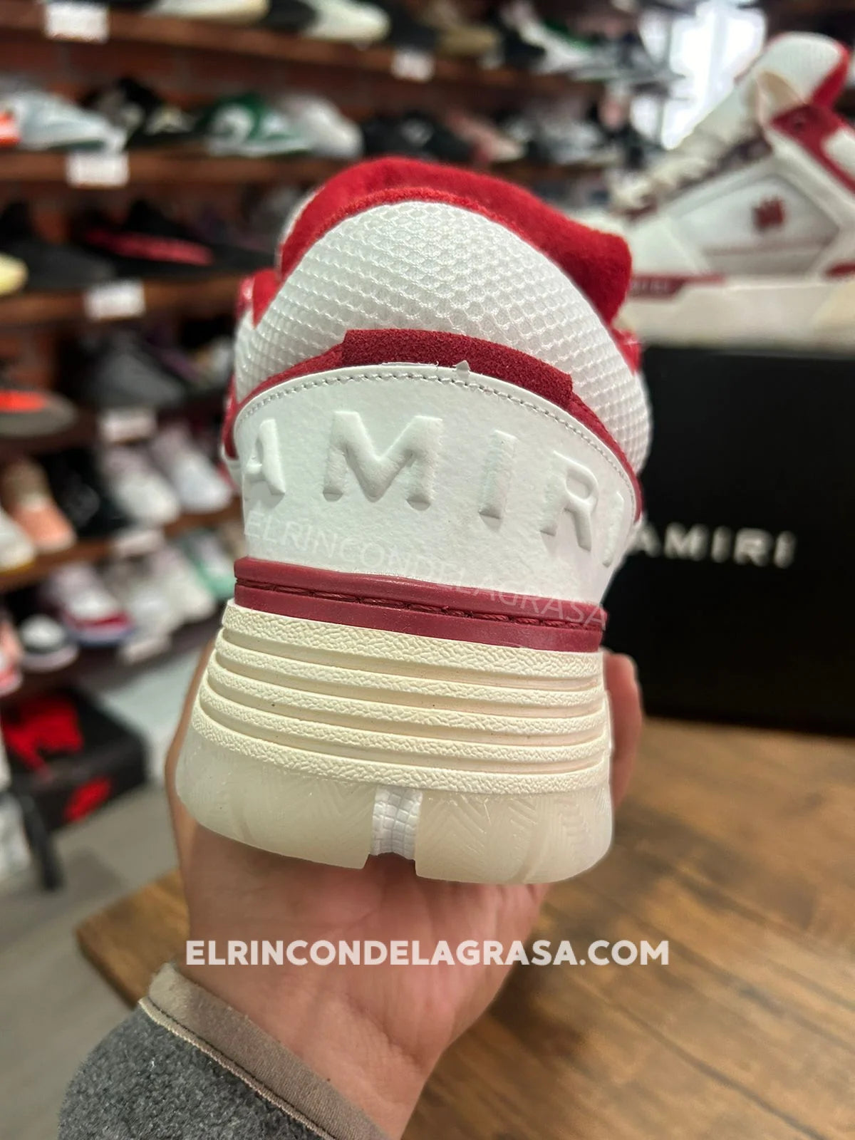 Amiri Ma White Red Sneakers