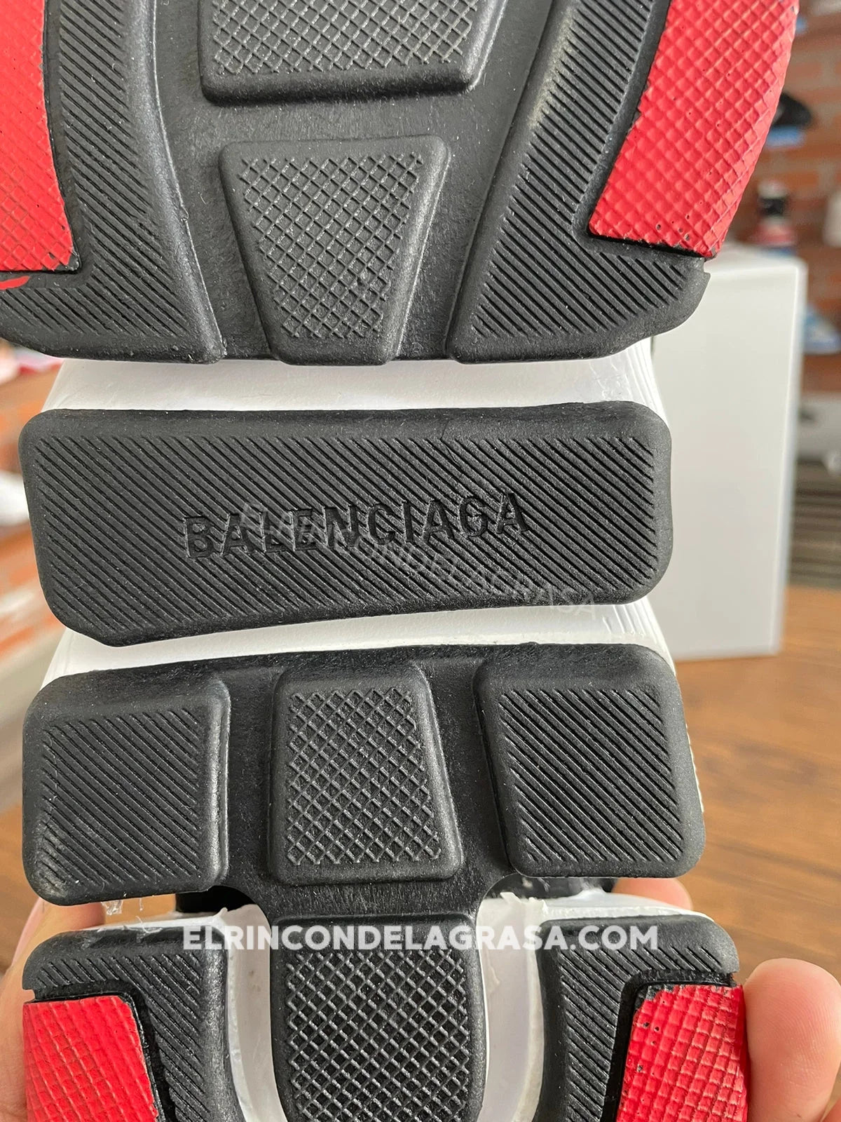 Balenciaga Speed Black & Red Sneakers