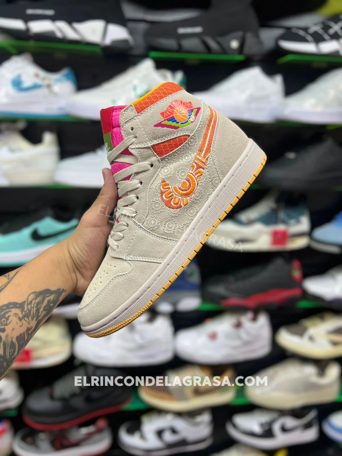 Jordan 1 Dia De Muertos Sneakers