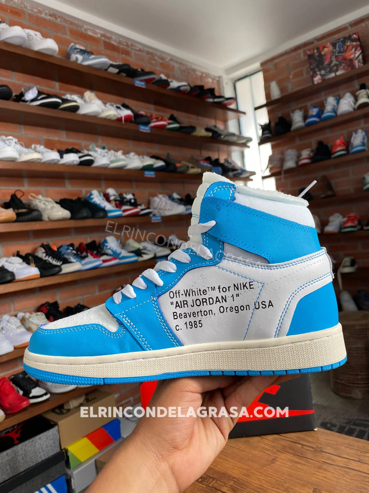 Jordan 1 Off White Unc Sneakers