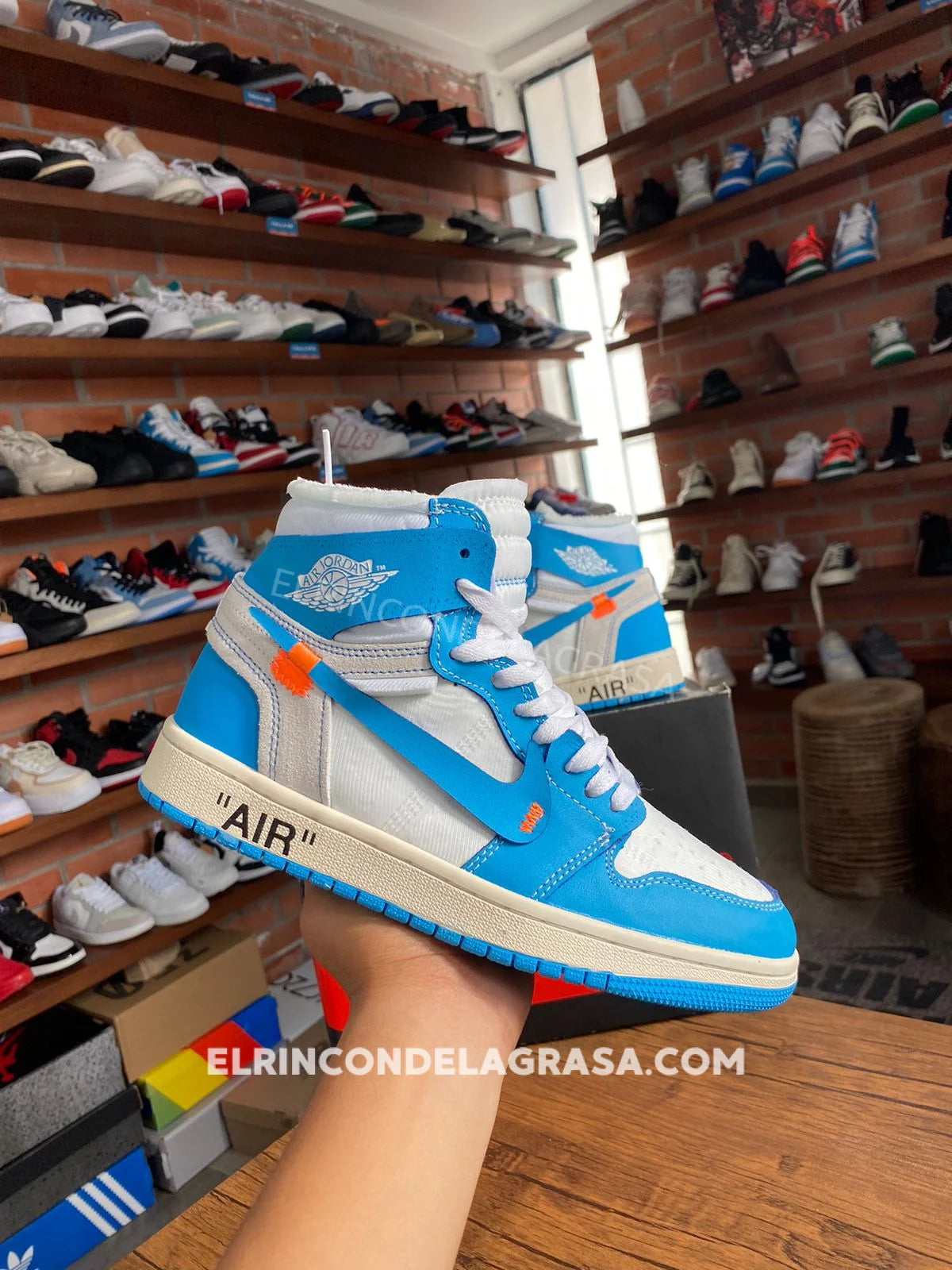 Jordan 1 Off White Unc Sneakers