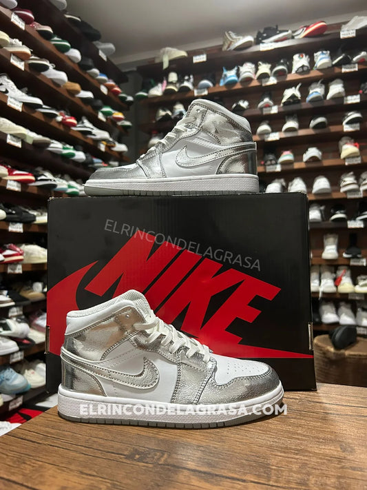 Jordan 1 Silver Sneakers