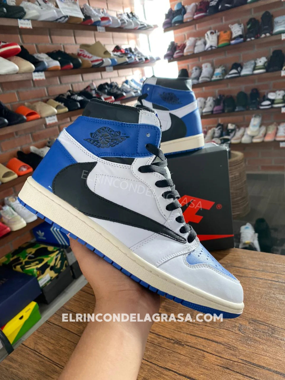 Jordan 1 Travis Scott Fragment El Rincon de la Grasa