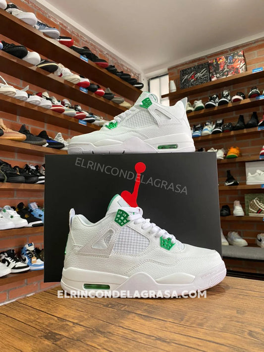 Jordan 4 Metalic Green Sneakers