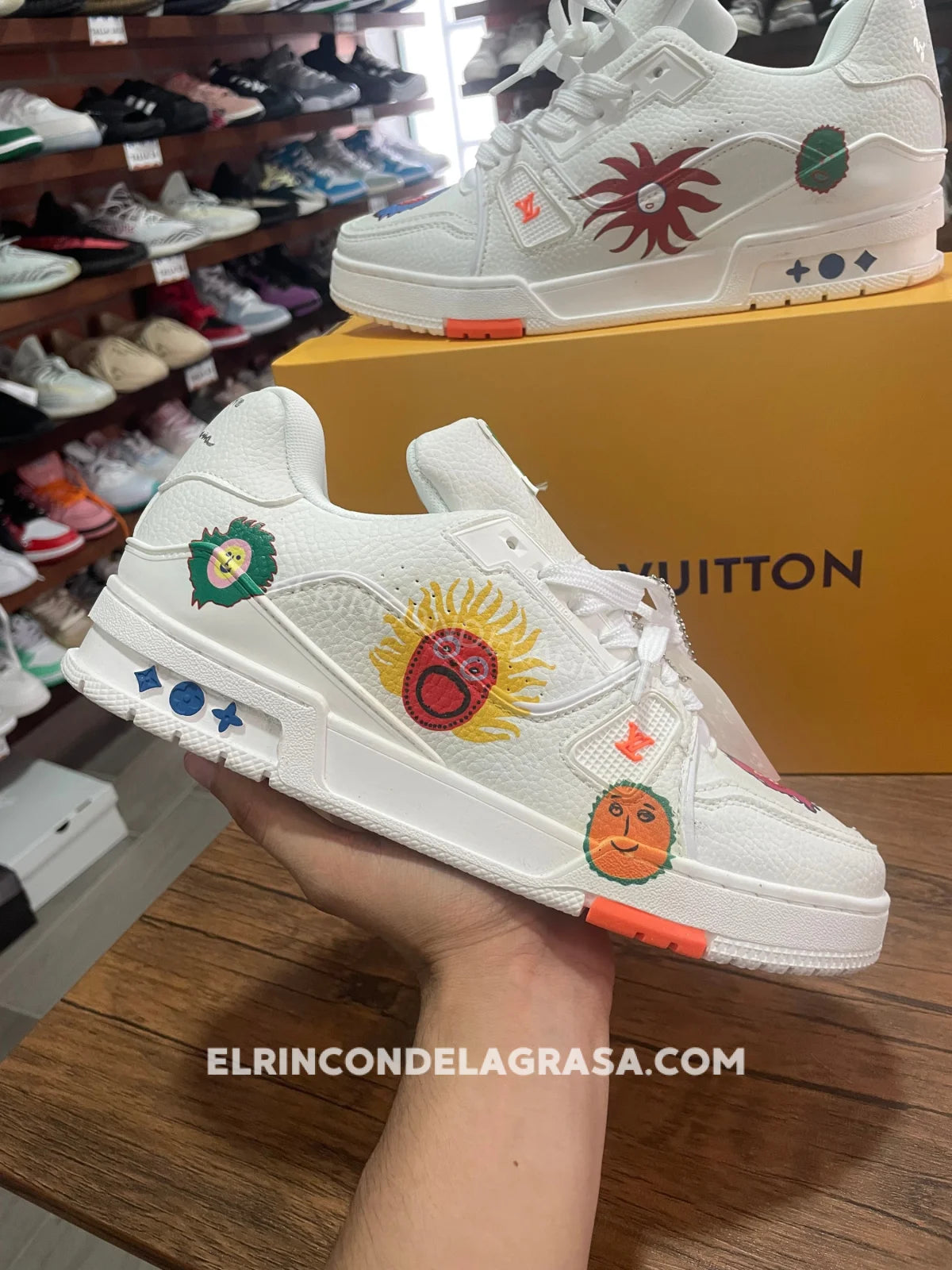 Loui Vuitton Trainer X Yayoi Sneakers