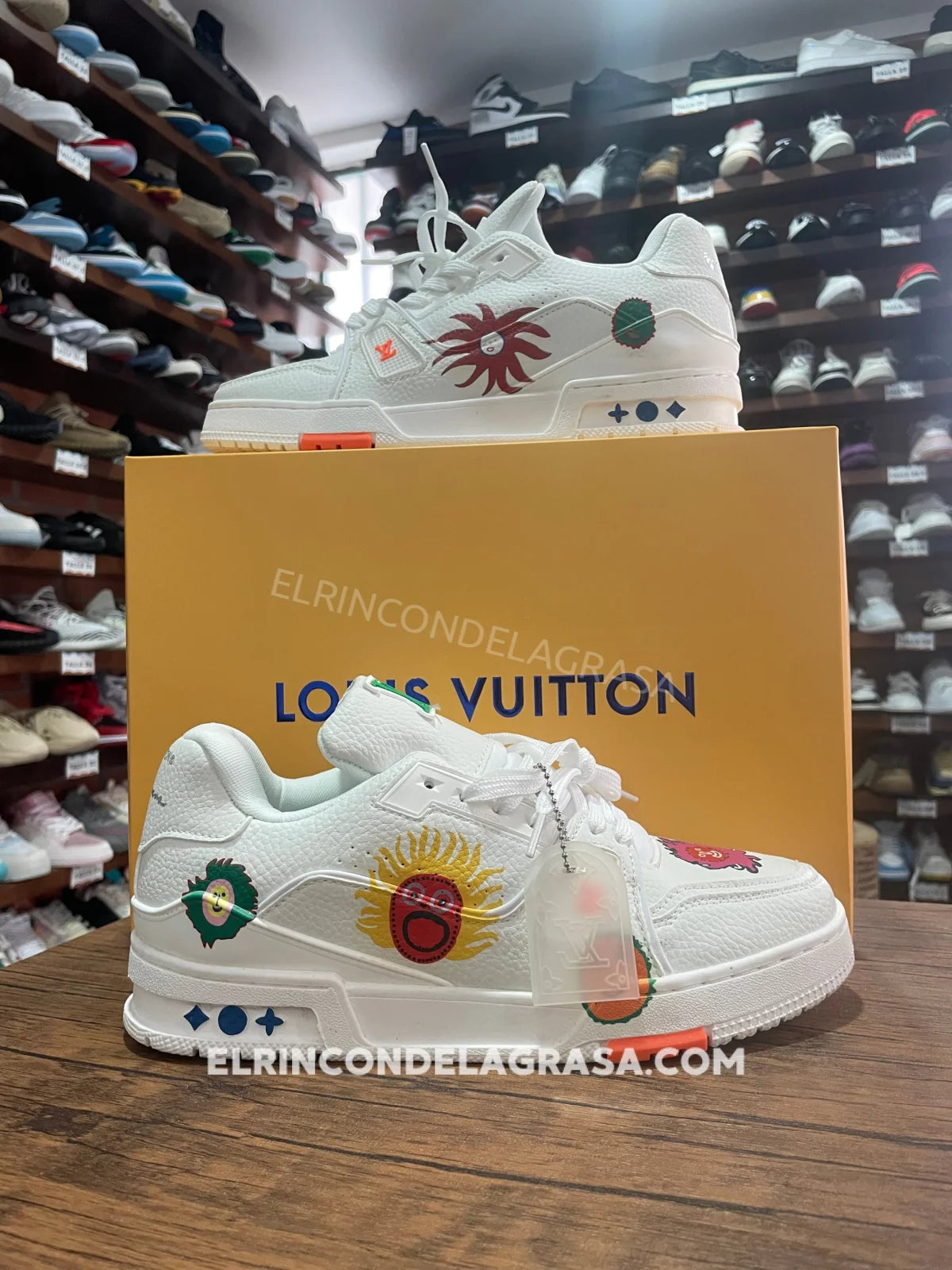 Loui Vuitton Trainer X Yayoi Sneakers