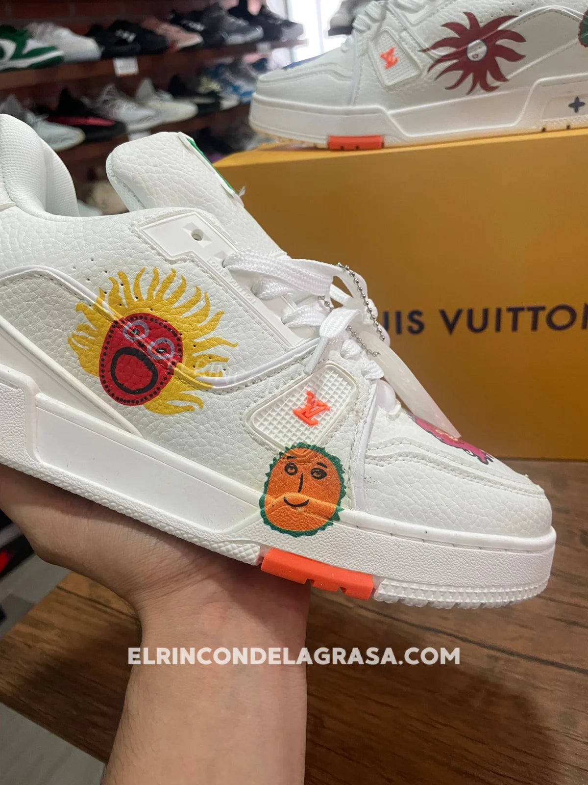 Loui Vuitton Trainer X Yayoi Sneakers