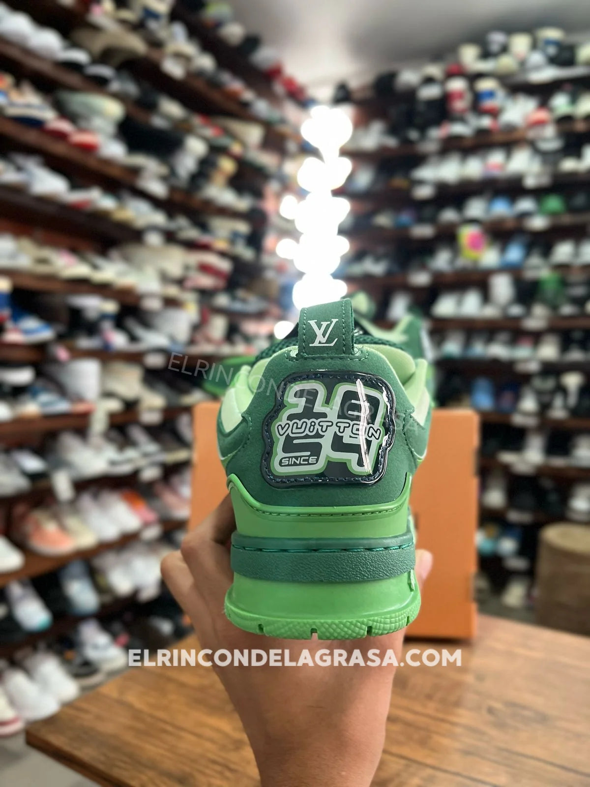 Louis Vuitton Skate Green Sneakers