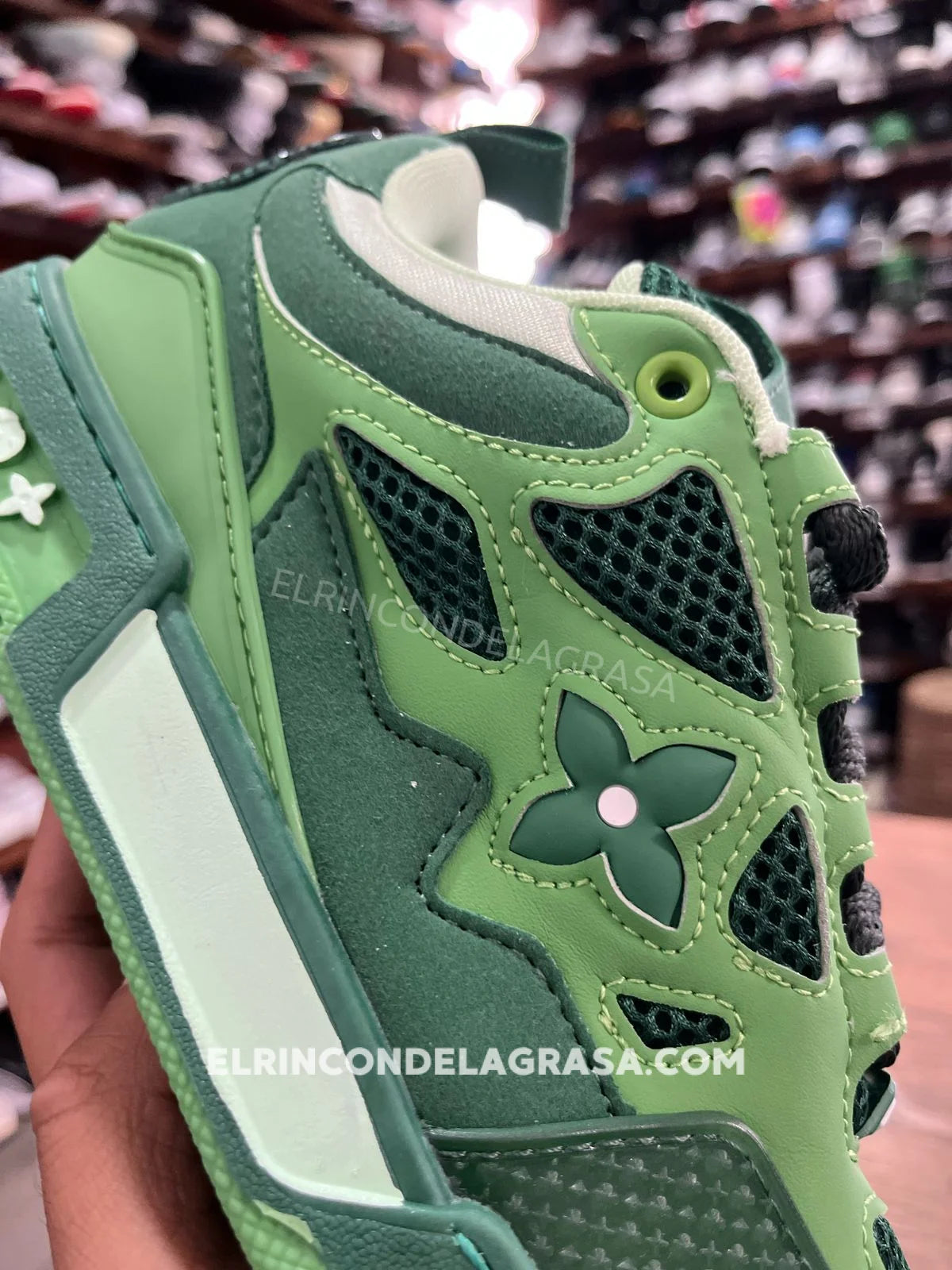Louis Vuitton Skate Green Sneakers