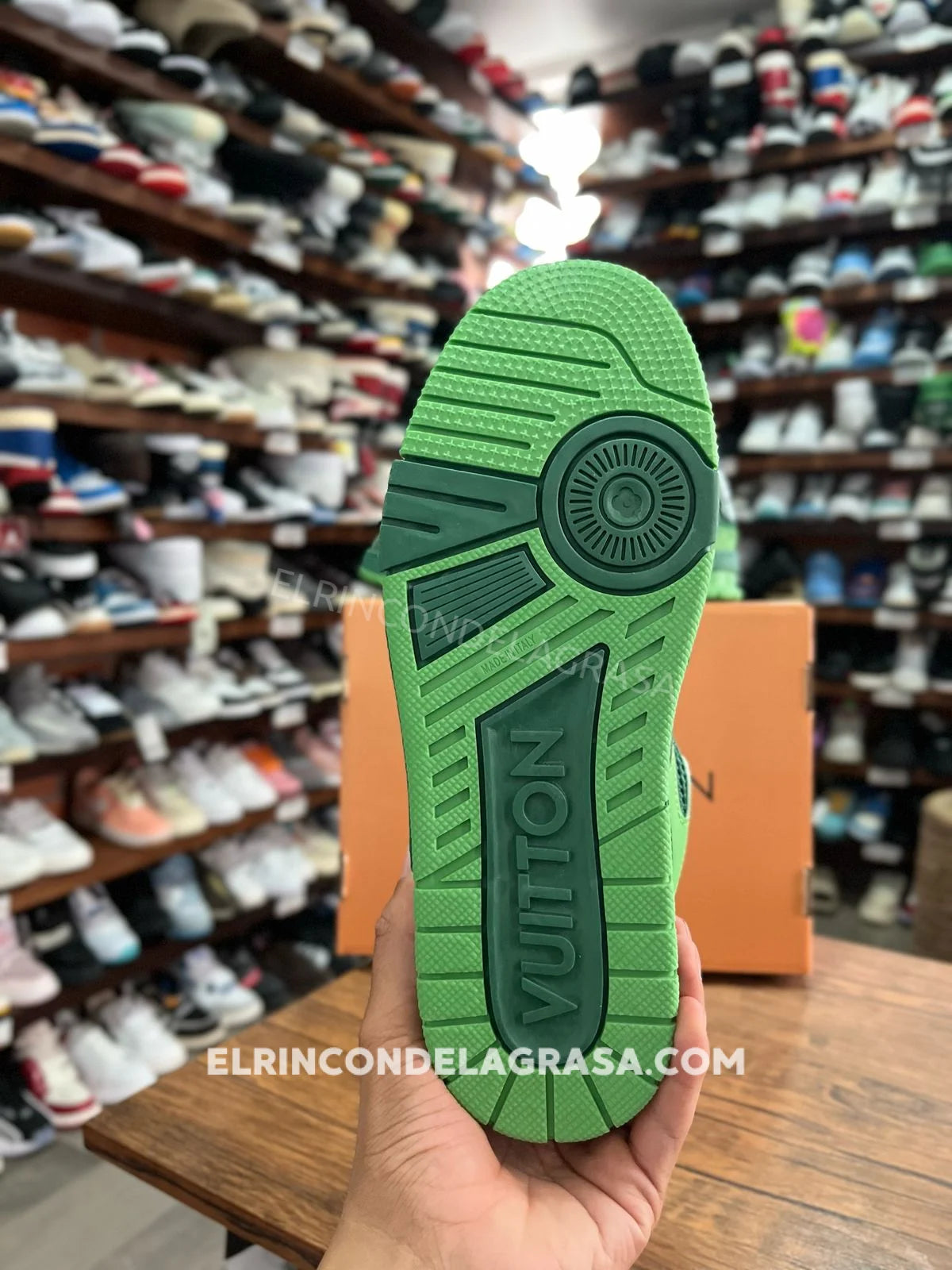 Louis Vuitton Skate Green Sneakers