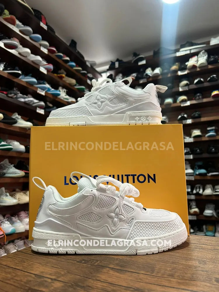 Louis Vuitton Skate White Sneakers