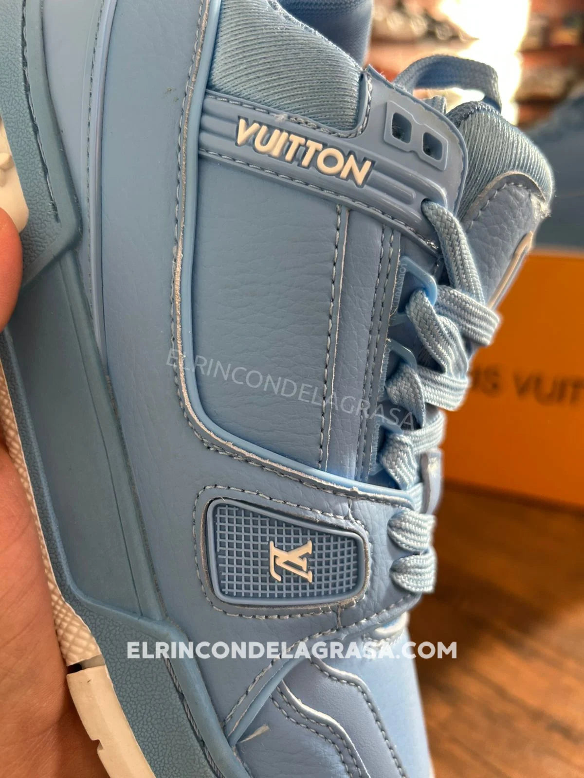 Louis Vuitton Trainner Blue Sky Sneakers