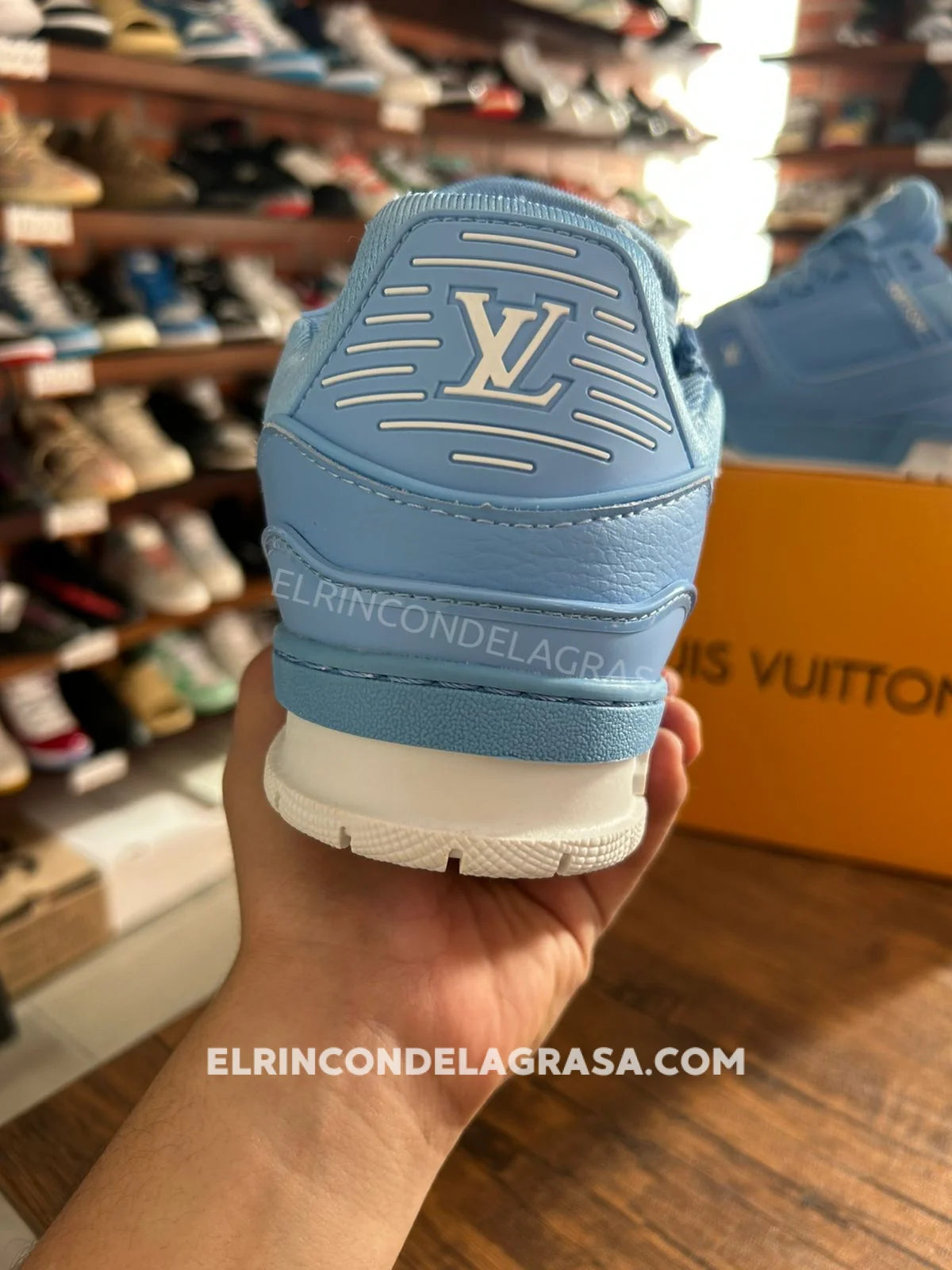 Louis Vuitton Trainner Blue Sky Sneakers