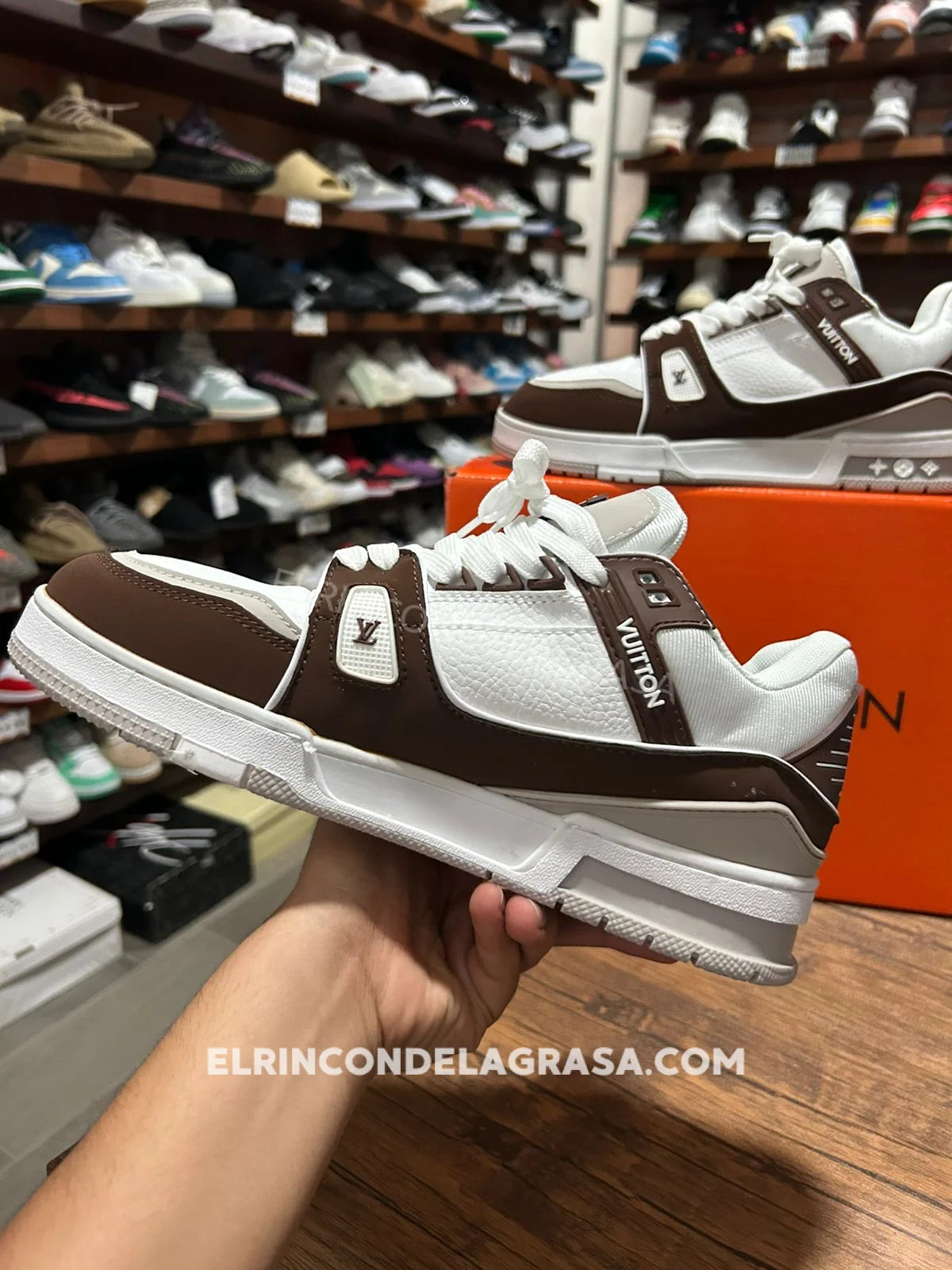 Louis Vuitton Trainner Brown Sneakers