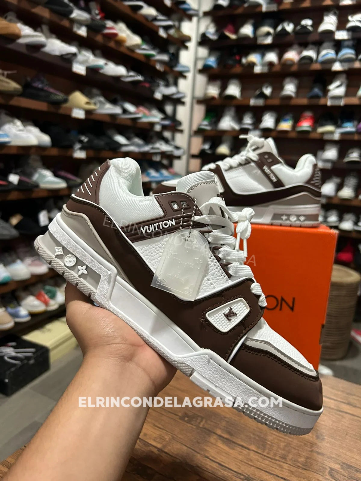 Louis Vuitton Trainner Brown Sneakers