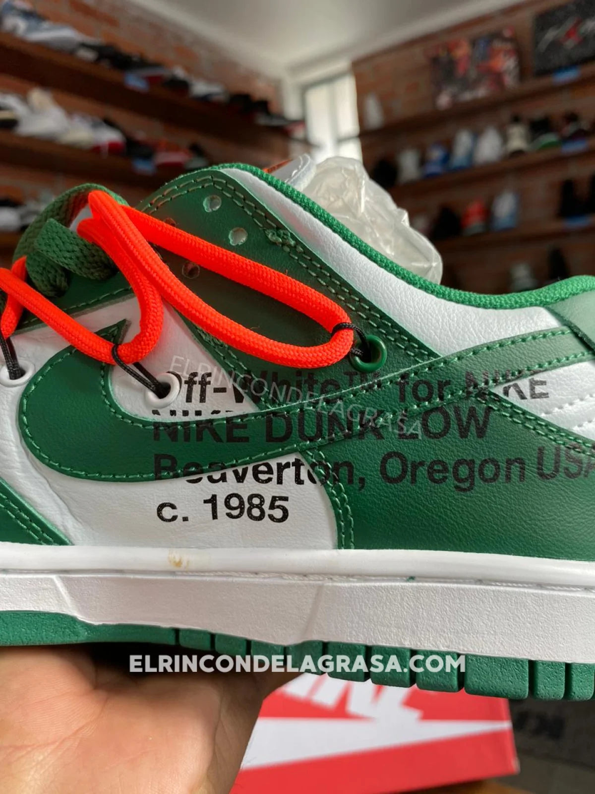 Nike Sb Dunk Off White Green