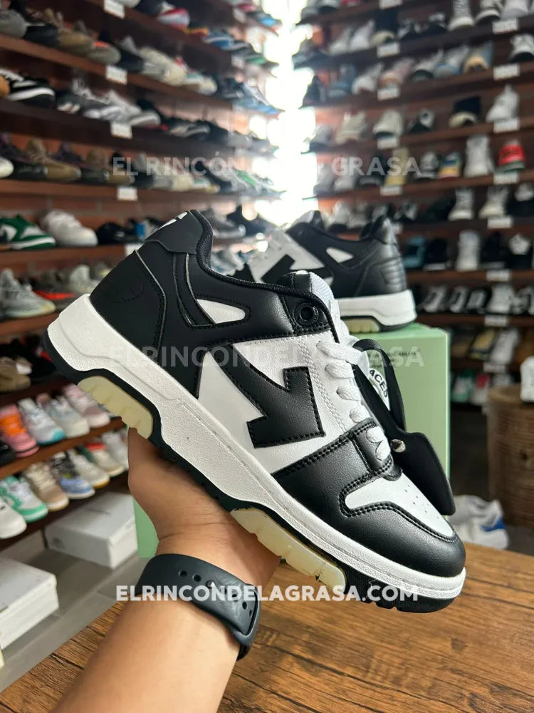 Off White Out Office Black Sneakers